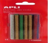 RECH. PISTOLET COLLE GLITTER 7,5MM 12U