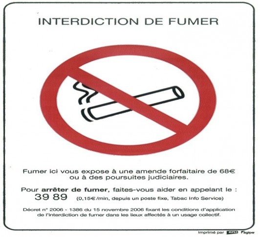 POCH 1ETQA4 INTERDICTION FUMER