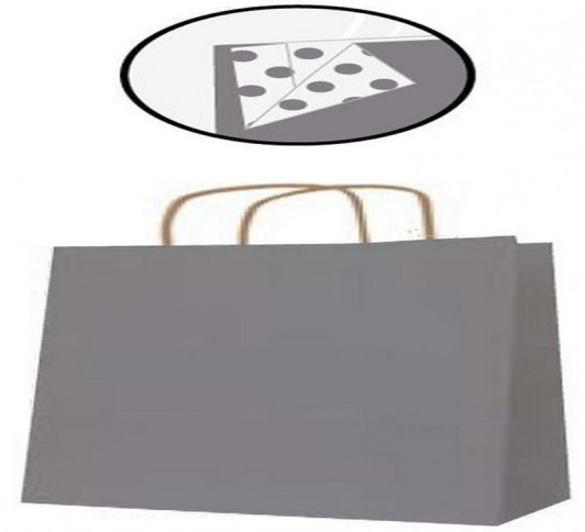 PAQ 50 SACS 25x11x31 KRAFT ARGENT