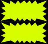 P.200 FLASH FLUO JAUNE 60x90MM 250g/m