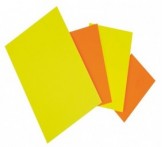 P.50 RECT. FLUO JAUNE/ORA 21X29.7CM 780g