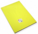 PQT 50 AFFICH FLUO 40X60 JAUNE 90g/m