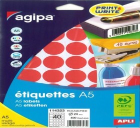 ETUI A5 400 ETQ ROUGE DIAM 24