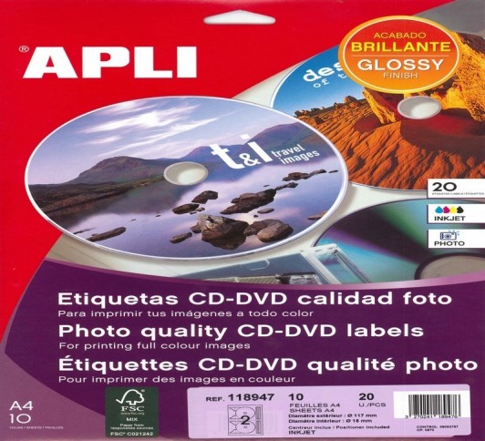 P 10F INKJET PHOTO BRILL CD117