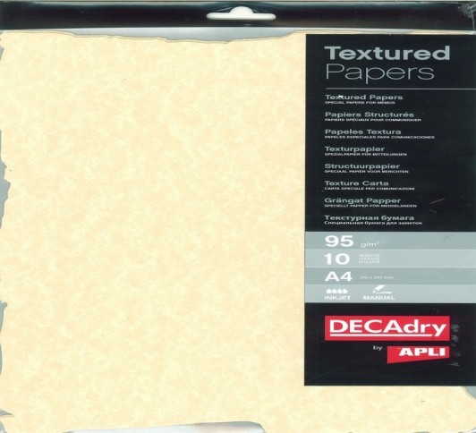 B.PAPER PRE-CUT CHAMPAGNE PARCH.95G.25F