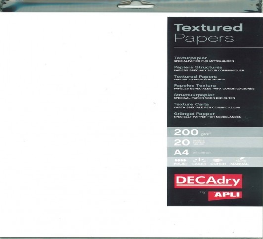 B.PAPIER STRUCT VERGE B 220G.20F A4