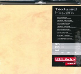 Pack 25 A4 DECAdry 95g MARBRE OR