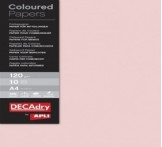 B.PAPIER COULEUR ROSE 120G 10F