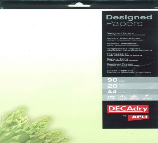 B.PAPIER THEMAT ASPERGES 90G.20F A4