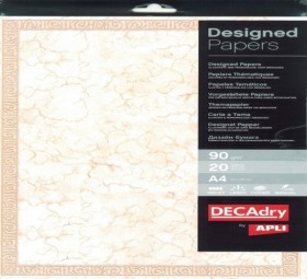 B.PAPIER THEMAT CADRE PIERRE 90G.20F A4