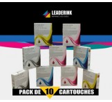 Pack de 10 cartouches compatibles BROTHER 900 - Économisez 10€ !!